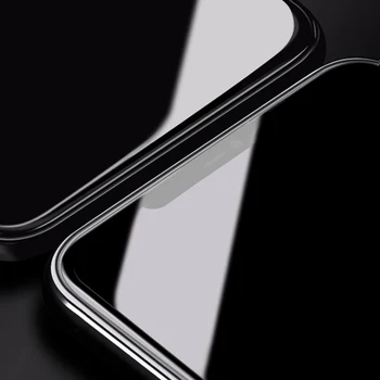 Za iPhone 11 steklo kaljeno za iPhone11 Pro Max screen protector polno kritje spredaj film črni zaščitni 2 kos stekla
