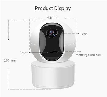 N_eye ip kamero 4mp wifi kamera Home Security kamera 360-stopinjski PTZ kamere