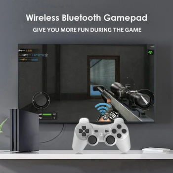 Bluetooth Brezžični Gamepad Za PS3 Palčko Konzole Controle Dvojno Vibracije Krmilnik za Igre Za SONY Playstation 3 Blazinice
