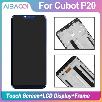 AiBaoQi Novo Izvirno 6.18 palčni Zaslon na Dotik+2246X1080 LCD Zaslon+Okvir Skupščine Zamenjava Za Cubot P20 Android Telefon 8.0