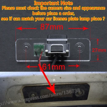 Avto CCD LED Povratne Backup Parkiranje Nepremočljiva Rearview Obrniti Pogled od Zadaj Kamero Za Skoda Octavia 2008-2013 Avto LCD Monitor