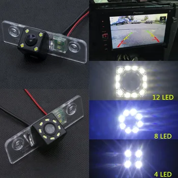 Avto CCD LED Povratne Backup Parkiranje Nepremočljiva Rearview Obrniti Pogled od Zadaj Kamero Za Skoda Octavia 2008-2013 Avto LCD Monitor