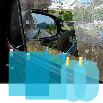 4Pc Avto Strani Rearview Mirror Nepremočljiva Anti-Fog Filma Strani okensko Steklo Film Zaščitno Mehko Film Auto Dodatki