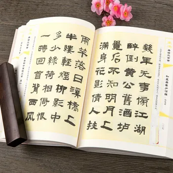 300 Tang Pesmi, Zbrane v Uradni Skripte Starodavne Pesmi Pisanja Yiying Stele in Pečat Učenje Kaligrafija Ščetke Copybooks
