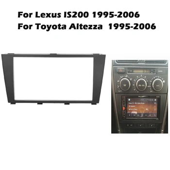 Double Din avtoradia Fascijo za 1995-2006 Lexus IS200 IS300 Toyota Altezza 173X98mm Auto Stereo Ploščo Okvir, V Površinsko Montažo