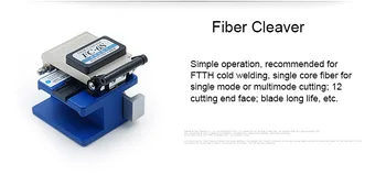 FTTH Fiber Optic Komplet orodij fibra optica herramientas z Vizualno Napako Lokator in Moči Meter Žica Striptizeta Vlaken Cleaver