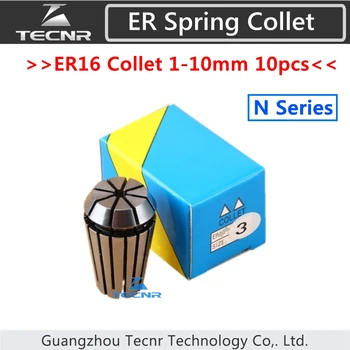ER16 collet imetnik nastavite od 1 mm do 10 mm za CNC rezkanje orodje, stružnica in motor vretena