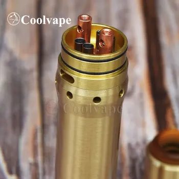 Coolvape Vindicator mod komplet 26 MM 18650 20700 21700 Baterije medenina Vape peresa mod Kompleti 510 Mehanske Mod fit qp kali v2 rda