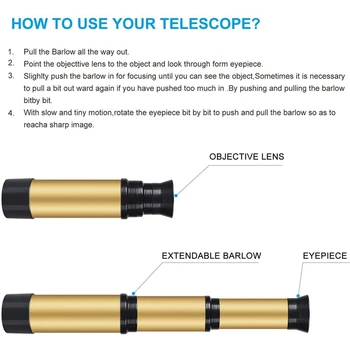 3 Kosov Pirat Teleskop Retro Teleskopsko Ročni Plastičnih Teleskop Piratske Stranke Klasičnih Teleskop