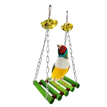 Ptica Papiga Božič Igrače, Žvečiti Birdcage Visi Vrv Puzzle Rattan Žogo Swing Igrača Darilo Ptica Dobave C42
