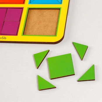 Nikitin kvadratov ravni 1, 6 (bizibords) Darila Hobiji Baby Otroci Rojstni dan Igrače za otroke Konstruktor Bloki Educationa