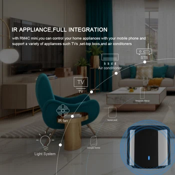 Broadlink RM4C Pro+ RM4C Mini Inteligentni Daljinski upravljalnik 4G WiFi IR RF Delo Z Alexa Google Domov Mini Smart Home Automation