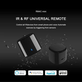 Broadlink RM4C Pro+ RM4C Mini Inteligentni Daljinski upravljalnik 4G WiFi IR RF Delo Z Alexa Google Domov Mini Smart Home Automation