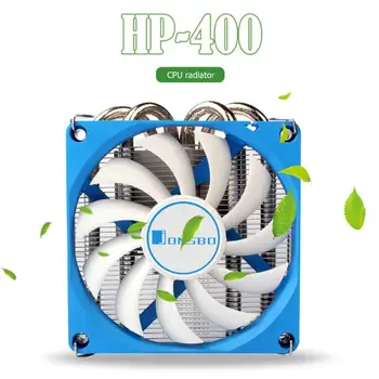 Jonsbo HP-400 CPU Hladilni Ventilator 4 Toplotne Cevi za Radiatorje za HTPC Ohišje All-in-One Računalnik, Ultra-Tanek CPU Hladilnik Hladilni Ventilator