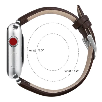 Nov Prihod Watch Pribor 38 mm 42mm Watchband Za Apple jermenčki & Apple Watch Trak iWatch Serija 1 2 3 Zapestnica