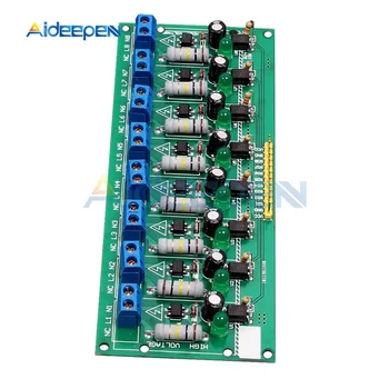 8 Kanalni AC 220V Napetost Optocoupler Izolacije Test Odbor MCU TTL Ravni Izoliranih Odkrivanje Tester Modul PLC Procesorje