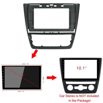 1-2Din Avto DVD Audio Posnetek Vgradnjo Adapter Dash Trim Facia Plošča 10.1