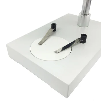 Premer 95 mm Okroglo Plastično Delovni Fazi Ploščo Black White Board Mikroskop in Pribor za Stereo Mikroskop