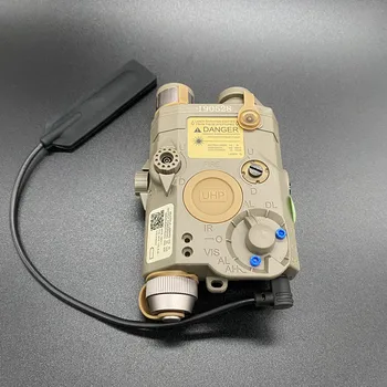 Airsoft Taktično PEQ 15 Zeleni Laser /IR LED Svetilka za Lov Pištolo Opremo