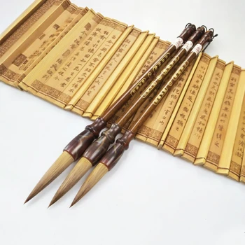 Kaligrafija Čopič, Pisala, Darilni Set Weasel Lase Krtačo Pero Tradicionalno Kitajsko Kaligrafijo Slikarski Čopič za Odrasle Otroke za Pisanje