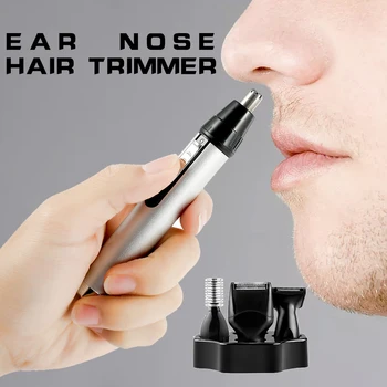 4In1 Profesionalni Večnamenski Električni Nos Clipper Nos Hair Trimmer USB Polnilne Neboleč Mens Nepremočljiva Negovalni Komplet