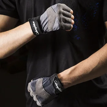Unisex fitnes rokavice moški ročka opreme vodoravna vrstica uresničevanje zapestje kolesarjenje pol prsta elastične rokavice taktične Rokavice brez prstov D28