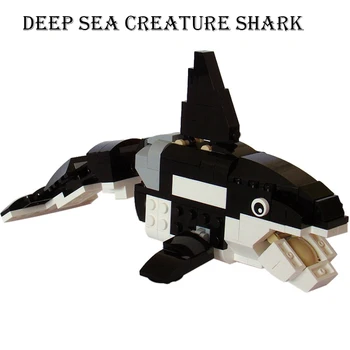 Morje globoko Bitja Shark Stojalo Morilec kitovci Slika gradniki Gradnja igrače Zbiranja Igrač Za Otroke Darila