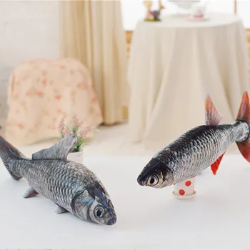 1pc 50 cm Ustvarjalne Simulacije Crucian Ribe Plišastih Igrač Polnjene Cartoon Živali Mehko Rib Blazino Lutke Otroci valentinov Darilo