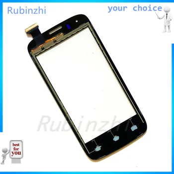 RUBINZHI Telefon na Dotik Senzor Za Prestigio MultiPhone PAP4055 DUO 4055 Zaslona na Dotik zaslon na Dotik, Računalnike Spredaj Steklo+ Trak