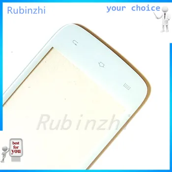 RUBINZHI Telefon na Dotik Senzor Za Prestigio MultiPhone PAP4055 DUO 4055 Zaslona na Dotik zaslon na Dotik, Računalnike Spredaj Steklo+ Trak