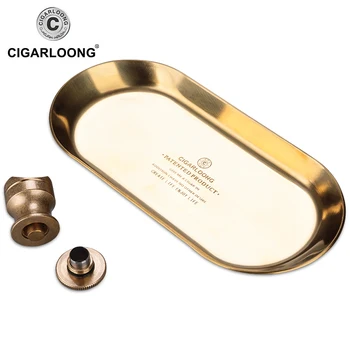 Evropski bron preproste praktične prenosne cigar pladenj pepelnik imetnik ostalo obleko, dvodelno, CL-103B
