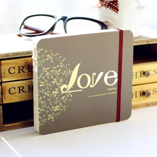 Vroče Prodaje USTVARJALNE OPOMBA KNJIGO kvadratnih Kravato Vrv Ljubezen Potovanje Nekaj Beležnica Esej Ljubezen Dnevnik