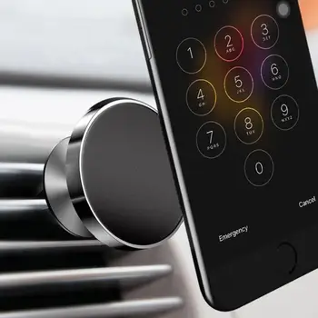 Magnetni mobilni telefon, držalo izstopu zraka avto sesalni mobilni telefon nosilec 360-stopinjski vrtečih ABS + kovina+univerzalni silikon