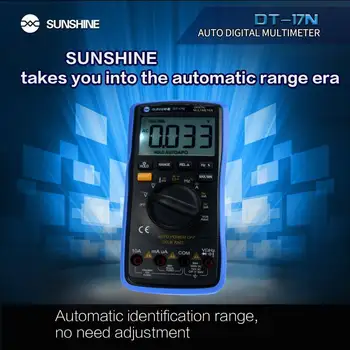 SUNSHINE DT-17N Auto matic digitalni multimeter Visoko natančnost Napetosti, toka in upora merilne opreme