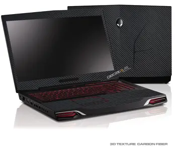 Nalepke, Laptop Kože Nalepko Ogljikovih vlaken Kritje Portector za Alienware 18 ALW18 ANW18 M18X R3 P19E za 18,4-palčni
