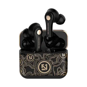 TS-100 Brezžične Slušalke TWS Bluetooth 5.0 Mini Čepkov Stereo Bas šumov Šport Nepremočljiva Slušalka V Uho