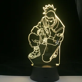 Nara Shikamaru Anime Naruto Slika Daljinski Upravljalnik Otroka, Otroški Rojstni Dan, Božič 16 Barv Spremenite Dar, Lučka Annie Nočne Luči
