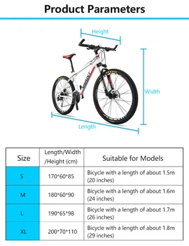 Kolo Kolo Zaščitni Pokrov Bicicleta S-XL Velikost Večnamenski Dež, Sneg, Prah Vse Vremenske Patron Zajema Nepremočljiva Garaža Nova