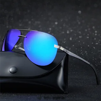 Luksuzni Polarizirana sončna Očala Moških Pilotni sončna Očala Aluminija Športna sončna Očala Vožnje Očala Visoke Kakovosti Sunglass za Moške, Ženske