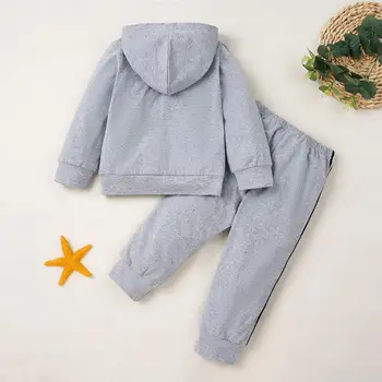 PatPat 2020 Nov Prihod Jeseni in Pozimi Baby Boy Pismo Otroka, Določa Otroci Oblačila Otroci Fant Obleke