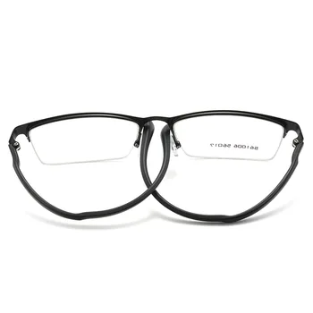 Zlitine Okvir Očal je Pol Platišča Eye Glasses Moških Poslovni Slog Optična Očala s Spomladanski Tečaji Kratkovidnost Očala