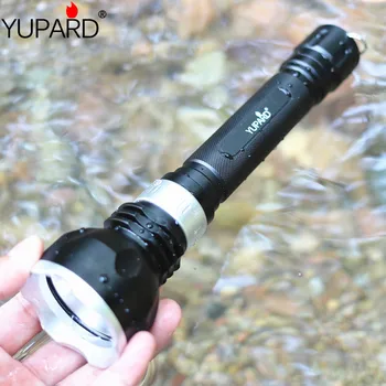 YUPARD XM-L2 LED T6 led podvodna potapljač svetilko, baklo nepremočljiva 18650 polnilna kampiranje, lov potapljaška luč