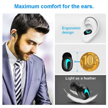 Mini Bluetooth 5.0 Slušalke TWS Brezžične Slušalke Športne Gaming Slušalke z mikrofonom moči banke za iphone xiaomi redmi airdots