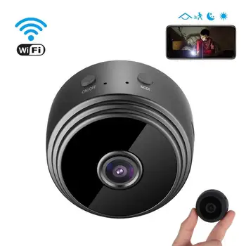 1080P HD Brezžični WiFi, Mini DVR IP Kamere CCTV Home Security Cam Home Security Daljinski upravljalnik za Nadzor Night Vision