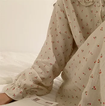 Zimske Ženske Toplo Sleepwear Obleko Risanka Plus-velika Kawaii Srčkan Dolg Rokav Nightdress pijama kimono Plašč Perilo Nov prihod