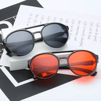 2020 Steampunk Sončna Očala Moških Luksuzne Blagovne Znamke Oblikovalec Sončna Očala Za Ženske Letnik Prostem Vožnje Oculos Feminino Punk Gafas De
