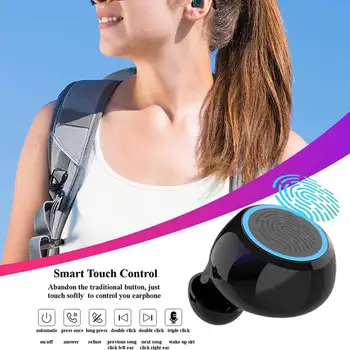 M11 Brezžična tehnologija bluetooth 5.0 Slušalke CVC8.0 šumov TWS HiFi 8D Stereo Čepkov IPX7 Nepremočljiva Šport Slušalke z Mikrofonom
