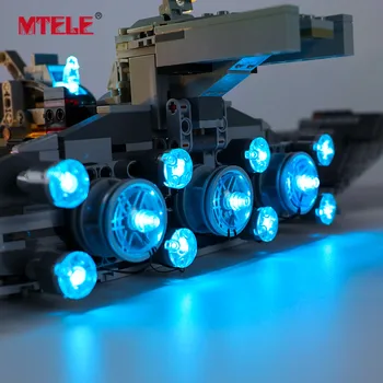 MTELE blagovne Znamke LED Light Up Kit Za Star Vojne Najprej, Da je Star Destroyer Igrače Združljiv Z 75190