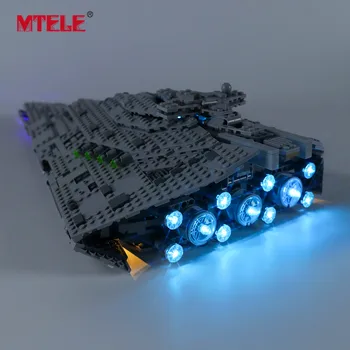 MTELE blagovne Znamke LED Light Up Kit Za Star Vojne Najprej, Da je Star Destroyer Igrače Združljiv Z 75190