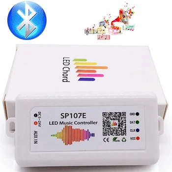 WIFI RGB SP107E Pixel IC SPI Glasbe Bluetooth Krmilnik za WS2812 SK6812 SK9822 RGBW APA102 LPD8806 Trakovi DC5-24V